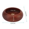 Portable Solid Wood Incense Burner Pure Copper Mini Wooden Incense Burner Multi-hole Small Mini Censer Incense Burning