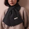 2026 Winter Knitted Wool Scarf Women Men Solid Color Long Wrap Warm Cozy Neckwear Korean Style 30cm Wide