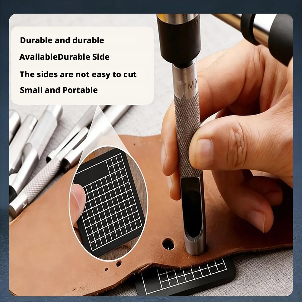 2.5-4mm Hollow Hole Punch Tool for Leather Belt Watch Band, High Hardness Carbon Steel Circular Puncher DIY Craft Tools