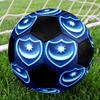 1 pz Pallone da Calcio Portsmouth Football Club Taglia 5 Pallone da Calcetto Indoor alla Moda Colorato Gioco per il Cortile - Ottimo Regalo per i Fan dello Sport HE44
