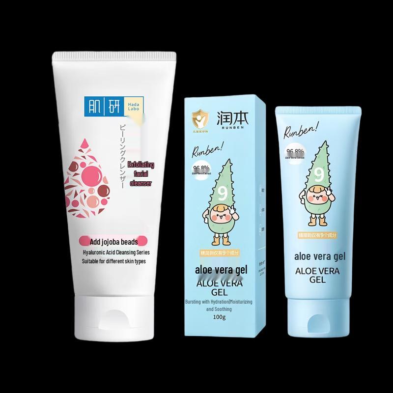 

Mentholatum Hada Labo Moisturizing Cleanser & Aloe Vera Gel Set