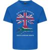 Britisch Angebaut Südafrikanische Wurzeln Afrika Flagge Unisex Leichtes Baumwoll-T-Shirt