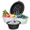 Facials Plunge Wash Basin Silicone Portable Travel Home Skincare Ice Facials Bath Foldable Face Ice Bath Bowl
