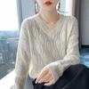 Dame kashmir genser Qinghe kasjmir 30% kashmir 70% ull høst og vinter kasjmir tykk genser myk og varm