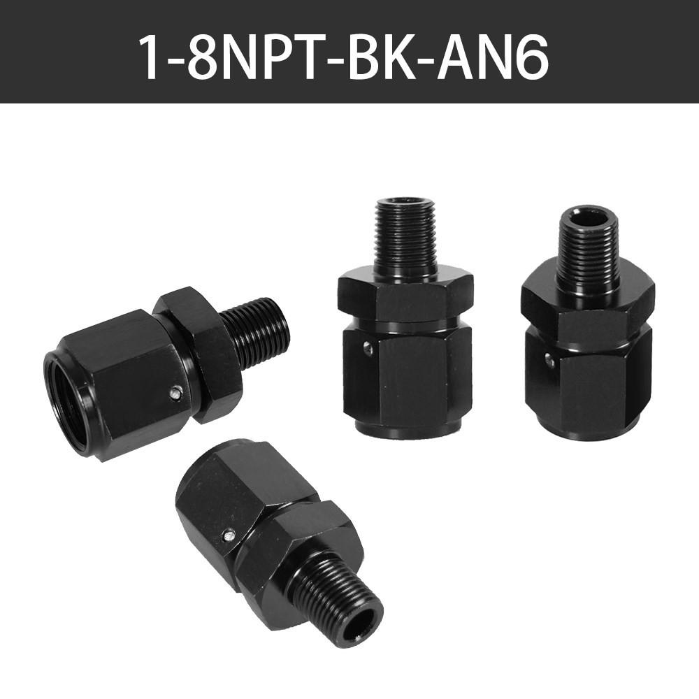 AN4 AN6 AN8 Fuel System Straight Adapter Fitting Female To 1/4NPT 1/2NPT 1/8 NPT 3/8NPT Male Swivel Adapter Fitting TF-1085
