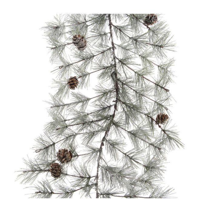 Guirlande - Fano - Vert sapin enneigé - 2,70 m - Intérieur - Décoration de Noël