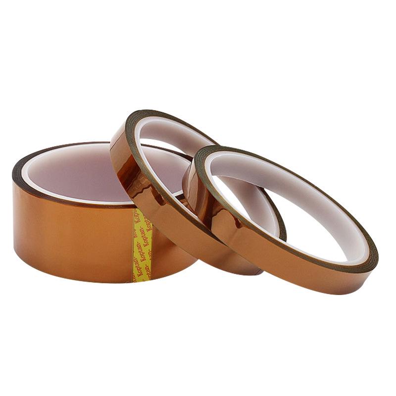 

PET Gold Heat-Resistant Tape: 200°C Adhesion, No Residue, Ideal for Spray Painting & Insulation