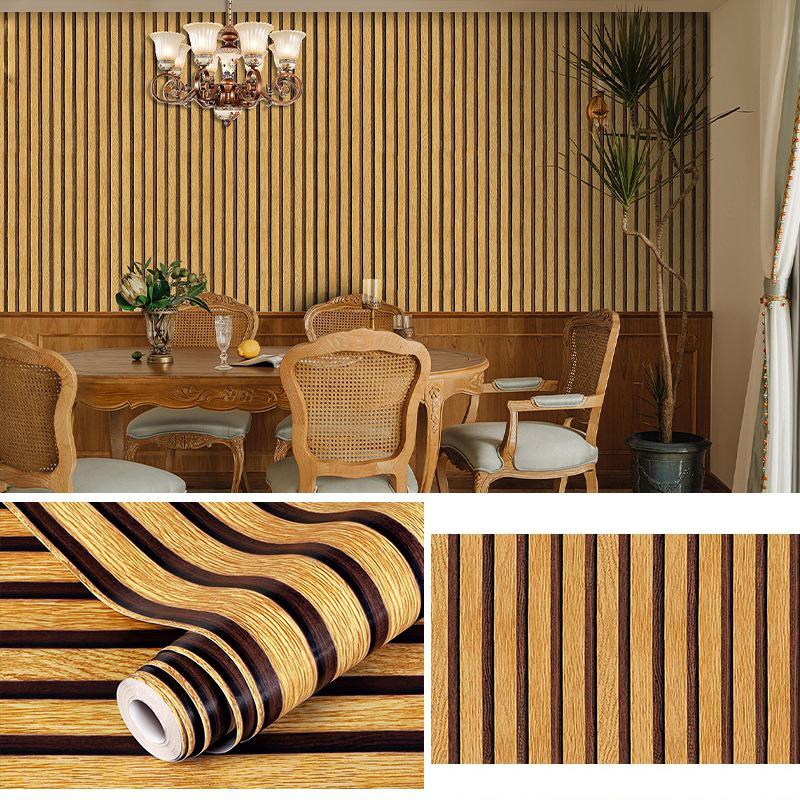 

Деревянная полоса 45 см Фоновая стена Самоклеящиеся обои Стол Шкаф Ремонт мебели ПВХ Водонепроницаемая наклейка 45cmX1m