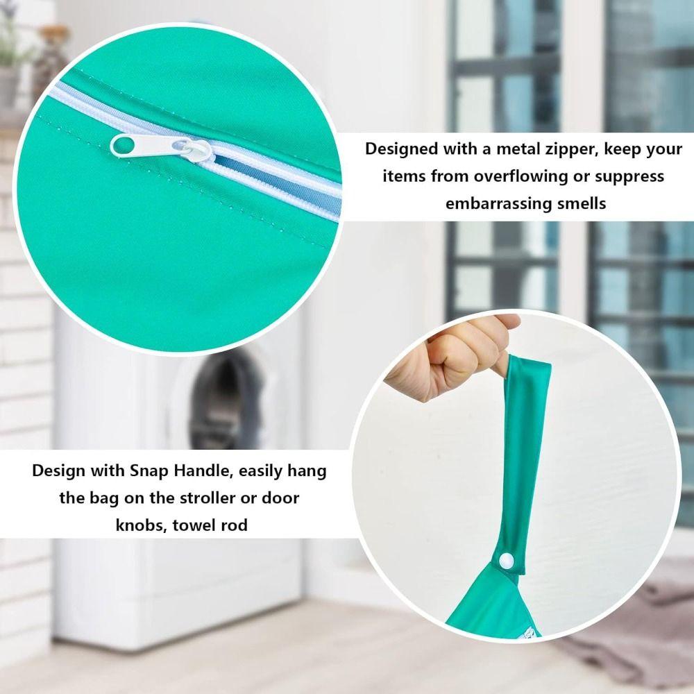 Portable Travel Clothing Storage Bag Large Capacity Laundry Bag Handbag Handheld Wash Bag  Outdoor