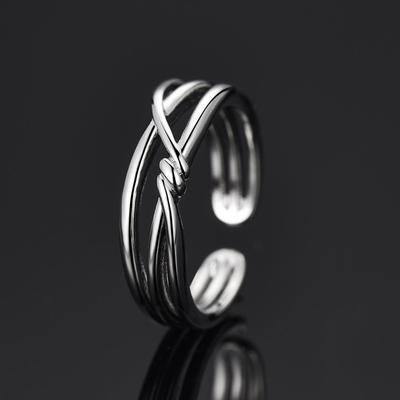 Chic Multi-Layer Knot Adjustable Women's Ring
