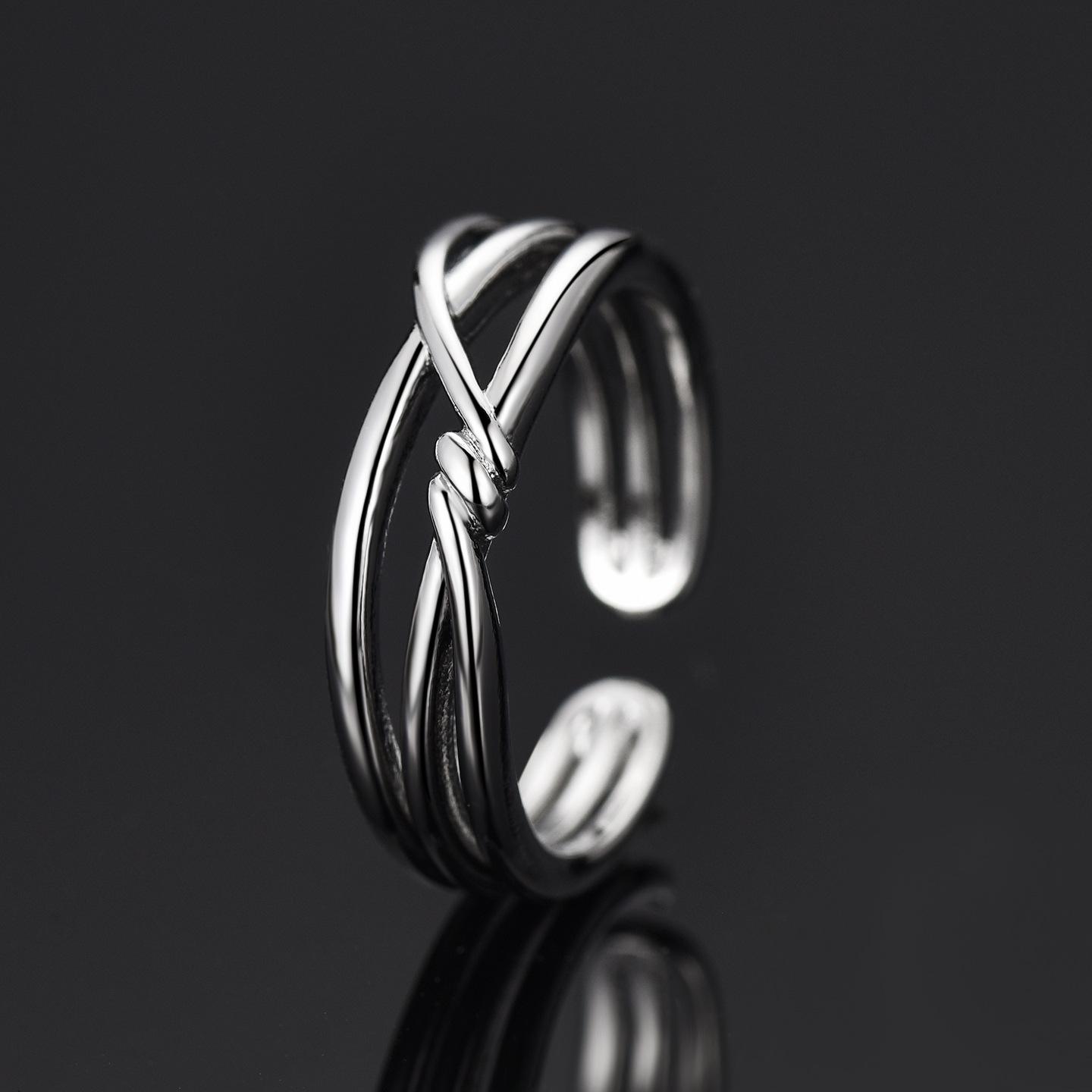 Chic Multi-Layer Knot Adjustable Women s Ring Adjustable