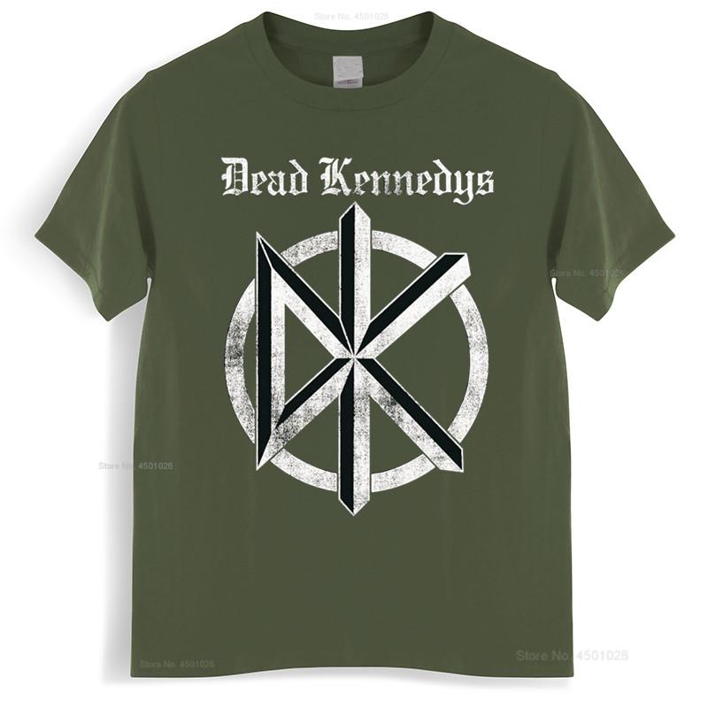 China Style Fashion Rock Authentic Dead Kennedys Distress Old English vintage Logo Symbol Emblem Tshirt Band Logo Tee Shirt For