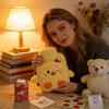 Cartoon PVC Hot Water Bottle, Winter Thick Water-filling Hand Warmer, Plush Warm Belly Bag