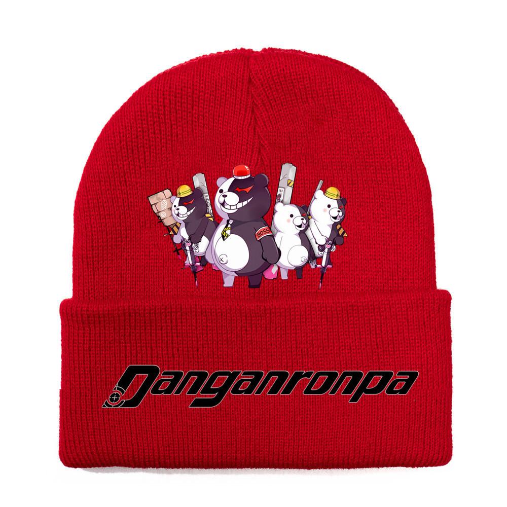 Danganronpa Graphic Cartoon Knit Cap Soft Unisex Design Gaming Gift