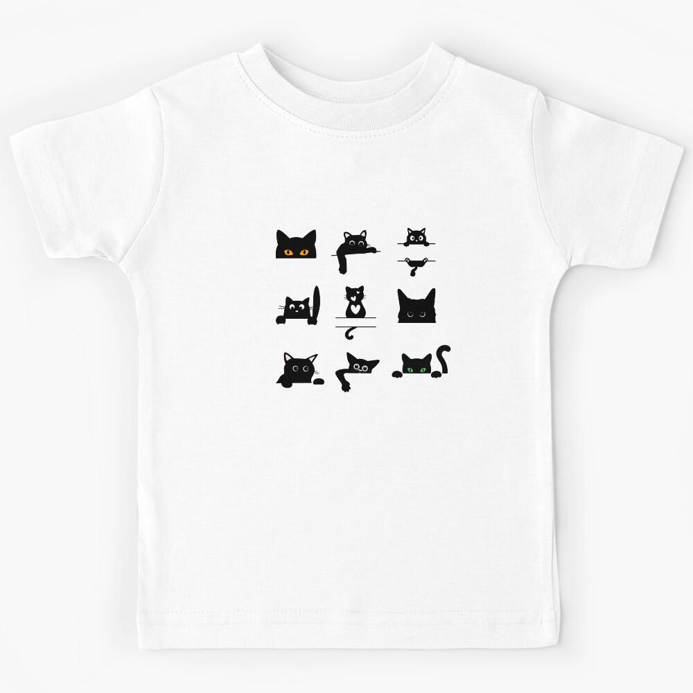 Sweet black kittens, for big and small lovers Kids T-Shirt 130