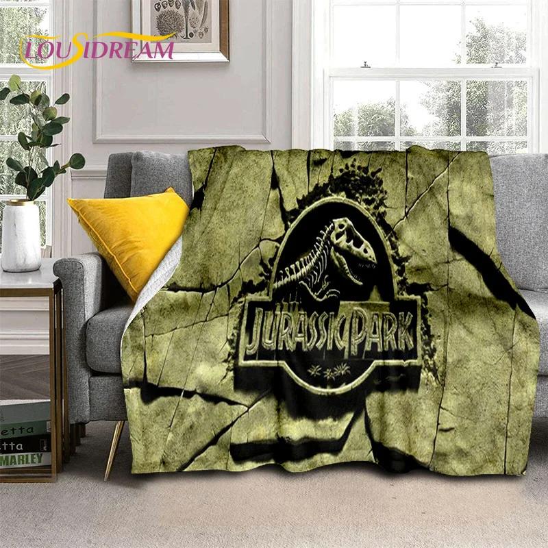 3D Cartoon Jurassic Park Dinosaur Dino Soft Flannel Blanket for Beds Bedroom Sofa Picnic,Throw Blanket for Outdoors Leisure Gift