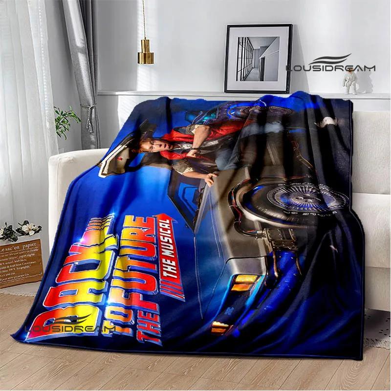 Movie Back To The Future blankets picnic blanket Warm Flannel blankets Soft and comfortable blanket bed linings Birthday Gift