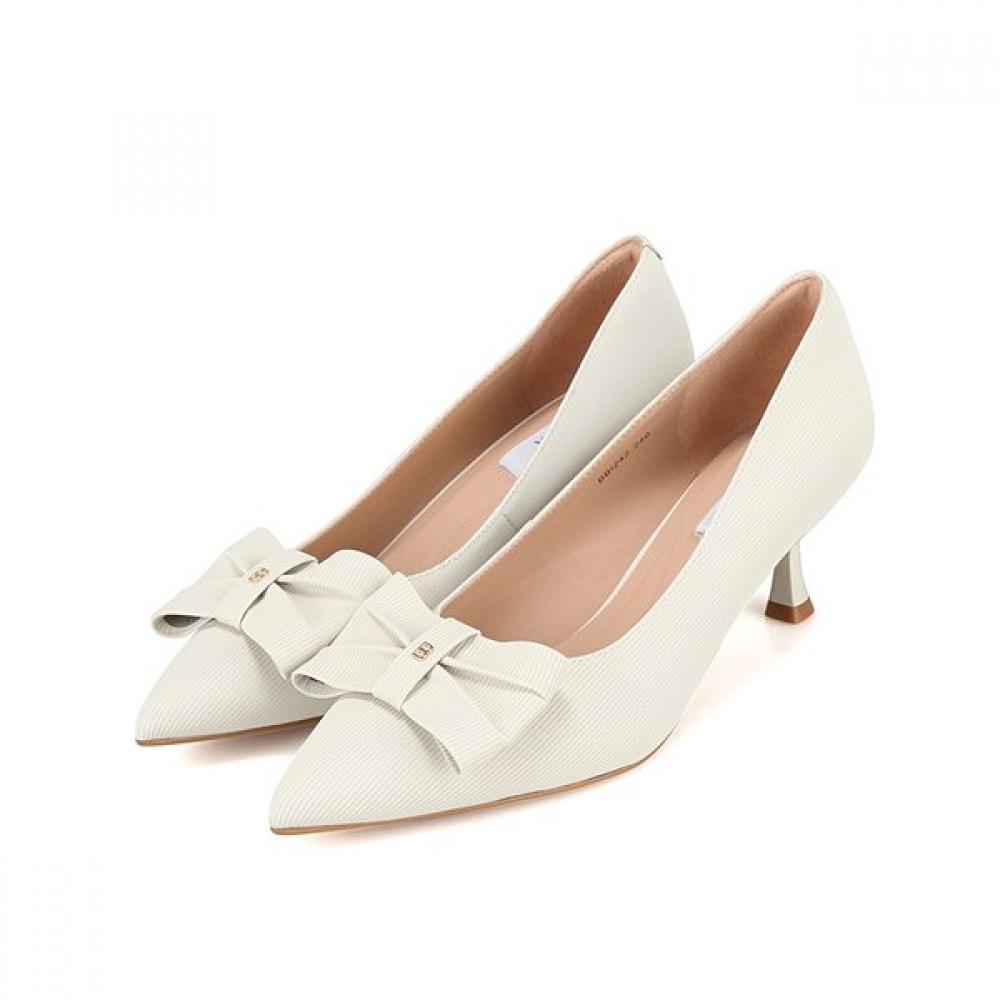 Barbara Leather Ribbon Women S pumpS Bbi242iv 250mm