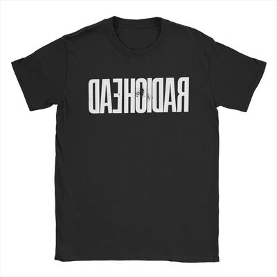Pánské tričko Radiohead Bavlnové oblečení Vintage Krátký rukáv Kulatý výstřih Trička Dospělé tričko