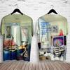 Marillion Rockové Album 3D Tisk Unisex Oversized Tričko s Kulatým Výstřihem Streetwear