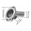 A86Q-Car Coolant Thermostat Housing For Honda Civic 1.6L 1996-2000 19311-P2A-000 19320-P2A-000 Fuel Injectors 6