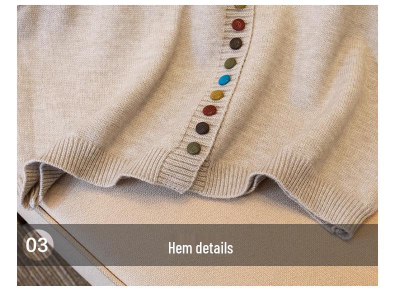 Retro Korean-Style Colorful Button Knit Vest for Women - Versatile and Stylish Spring Fashion