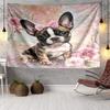 Cartoon Bulldog Stars  Tapestry Room Decoration Wall Hanging for Living Room Bedroom, dormitory, Birthday and Christmas gifts