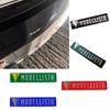 1Pc 3D MODELLISTA Logo Car Front Lip Small Label Grill Fender Side Rear Trunk Badge Emblem Sticker for Alphard Vellfire