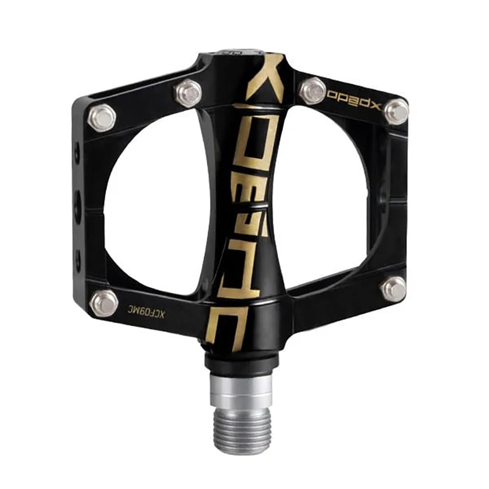 

XPEDO TRVS9 Bicycle Left and Right Mountain Road Chromoly XCF09AC0BK Pedals, Set, Bike, Bike, Flat, Lightweight, Aluminum, Spindle, Black, чёрный