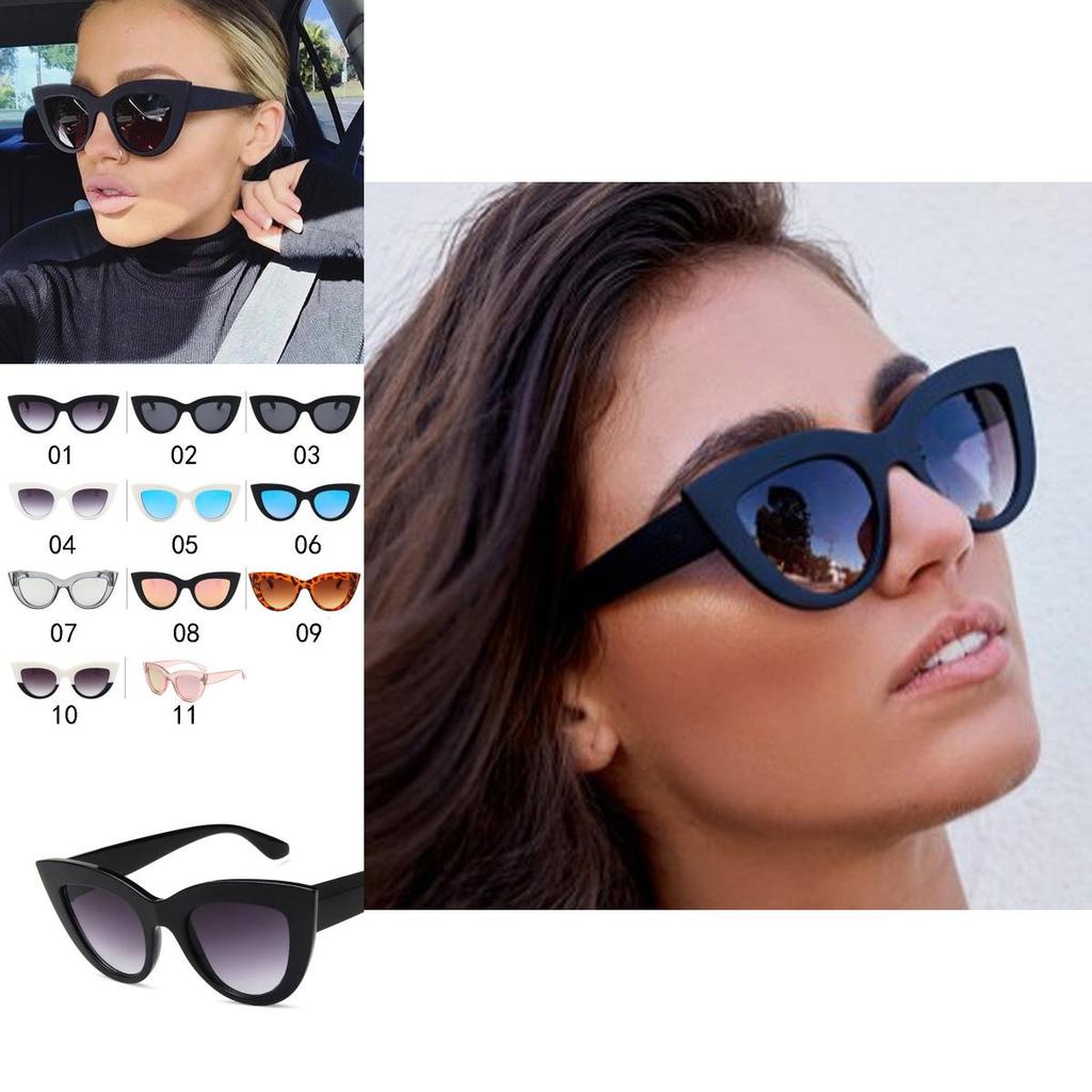 Elegant 2018 Women Ladies Cat Eye Retro Vintage Style Rockabilly Sunglasses With Uv Protection