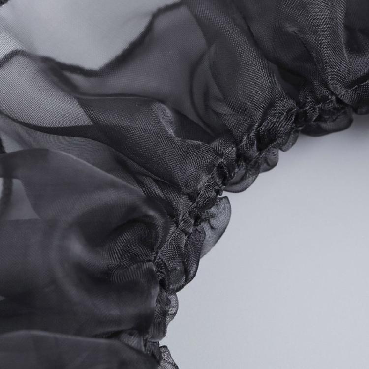 Adjustable Tie Ruffled Collar Vintage For Victorian Age Costumes and Cosplay Halloween Accessory Versatile Collar