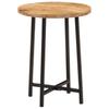 Coffee Table 35 X 35 X 45 Cm Solid Mango Wood and Iron