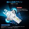 SUPAREE H4 LED Motorcycle Headlight, HI/LO Switching, Fanless, Compatible with Vehicle Inspection, LED Bulb,