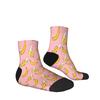 Cartoon Banana print pattern Soft breathable trend hip hop Versatile low-top men socks Suitable holiday gifts