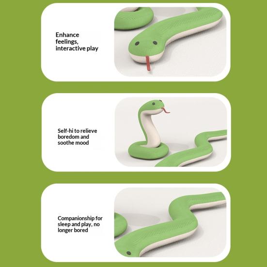 Cat Catnip Snake Toy Corduroy Snake Interactive Chew Toy with Crinkle Paper Kitten Kicker Toy for Indoor Cats Entertainment Exercise