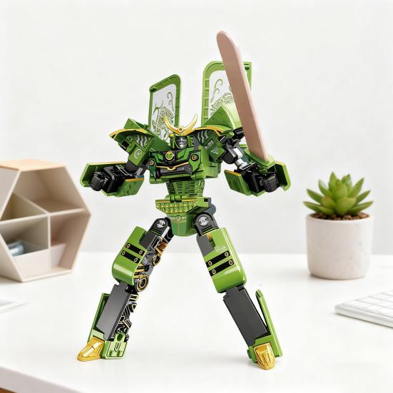 Simulation Ice Cream Transformer Toy Movable Joints Transforming Robot Toy Toddlers Educational Ice Cream Action Figure Toy