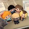 10cm Haikyuu!! Anime Hinata Shoyo Kei Tsukishima Oikawa Tooru Cosplay Weiche Cartoon Plüschfigur Schlüsselanhänger Rucksackanhänger Geschenk