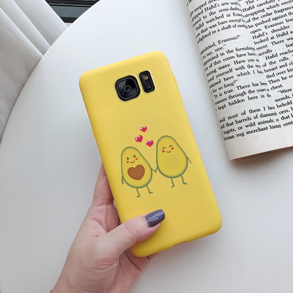 Cute Cat Cactus Silicone Case For Samsung Galaxy S6 Edge S7 Edge Cover Soft Slim Funda For Samsung S6 S7 Edge S6edge S7edge Case