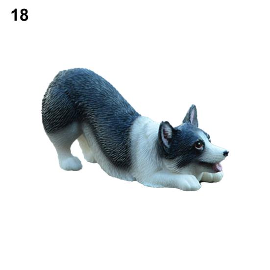 Useful Dog Figurines Ornamental Small Size Exquisite Workmanship
