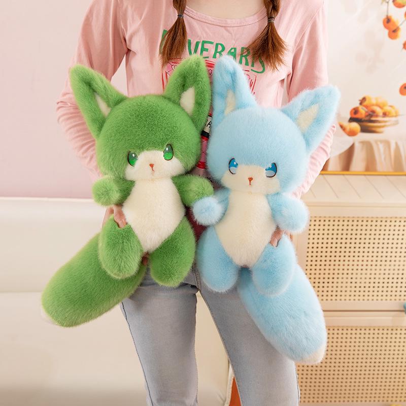 Cute Spirit Fox Plush Doll - Soothing Sleep Pillow & Birthday Gift