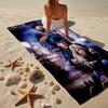 Westliche Abenteuer Romanze Strandtuch, Superweiche Mikrofaser, Geschenk für Sie/Ihn, Geburtstag, für Pool, Strand, Reisen, Heimdekoration Fan-Geschenke