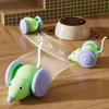 Jouet Interactif Intelligent pour Chat, Jouet Souris Animée Automatique Rechargeable par USB Queue Mobile Amusante Avec Lumières Colorées Pour Chats Joueurs