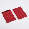 Elastic Band Leather Passport Cover for Cards Travel Passport Holder Wallet Document Organizer Case Men Women
