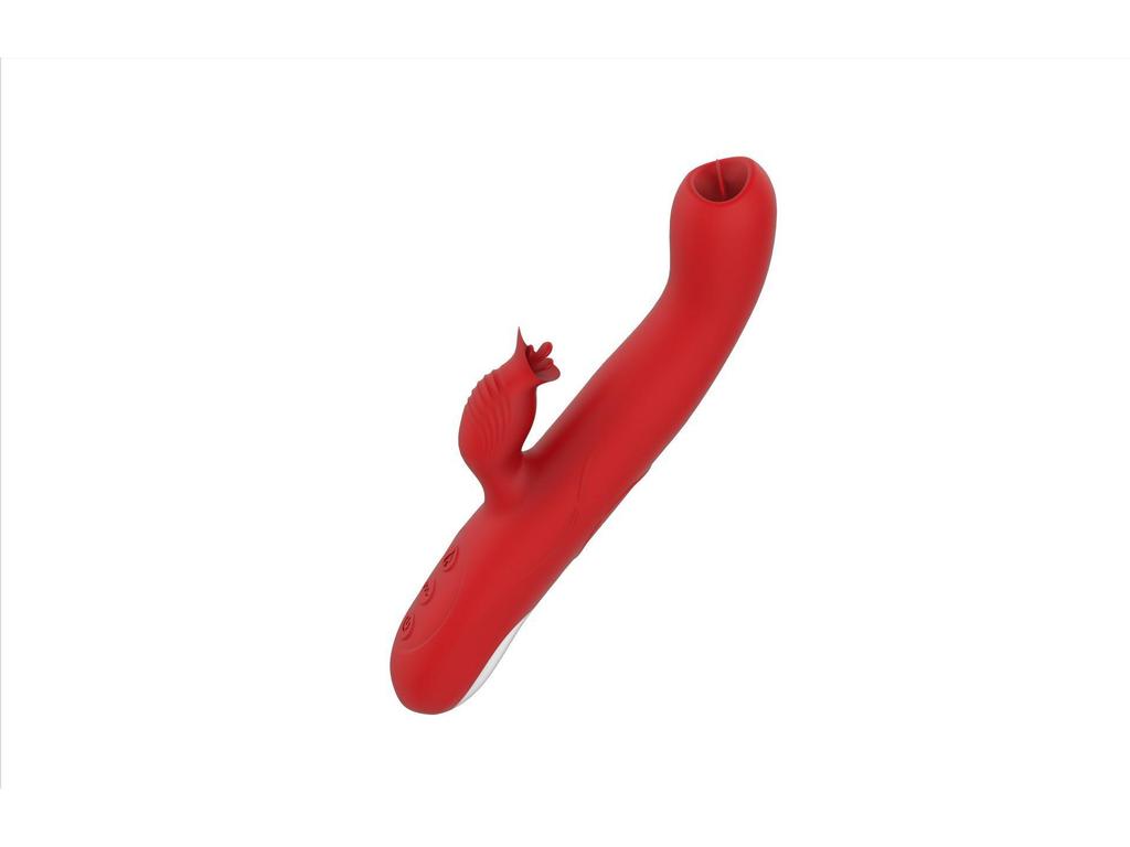 Automatic Thrusting and Licking Vibrator for Women - Erotic Self-Pleasure Device