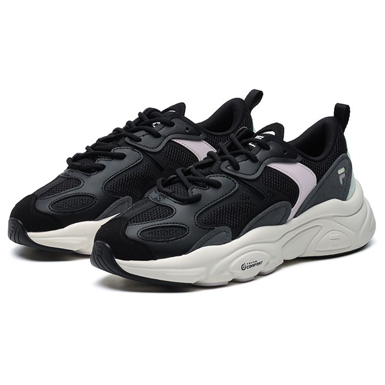 Fila Mars 2.0 Mesh Comfortable Lightweight Sports Low-Top Dad Shoes Women Sneaker Black Gray F12W124156FBD