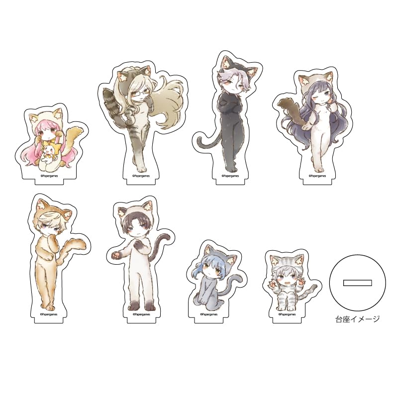 

Shining Niki 01 Cat версия. [Иллюстрация из графического искусства] Акриловая подставка Petit, коробка из 8 штук