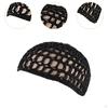 Hair Net Rayon Knit Snoods Hat Soft Mesh Crocheted Hairnet Sleep Cap Cover Curls