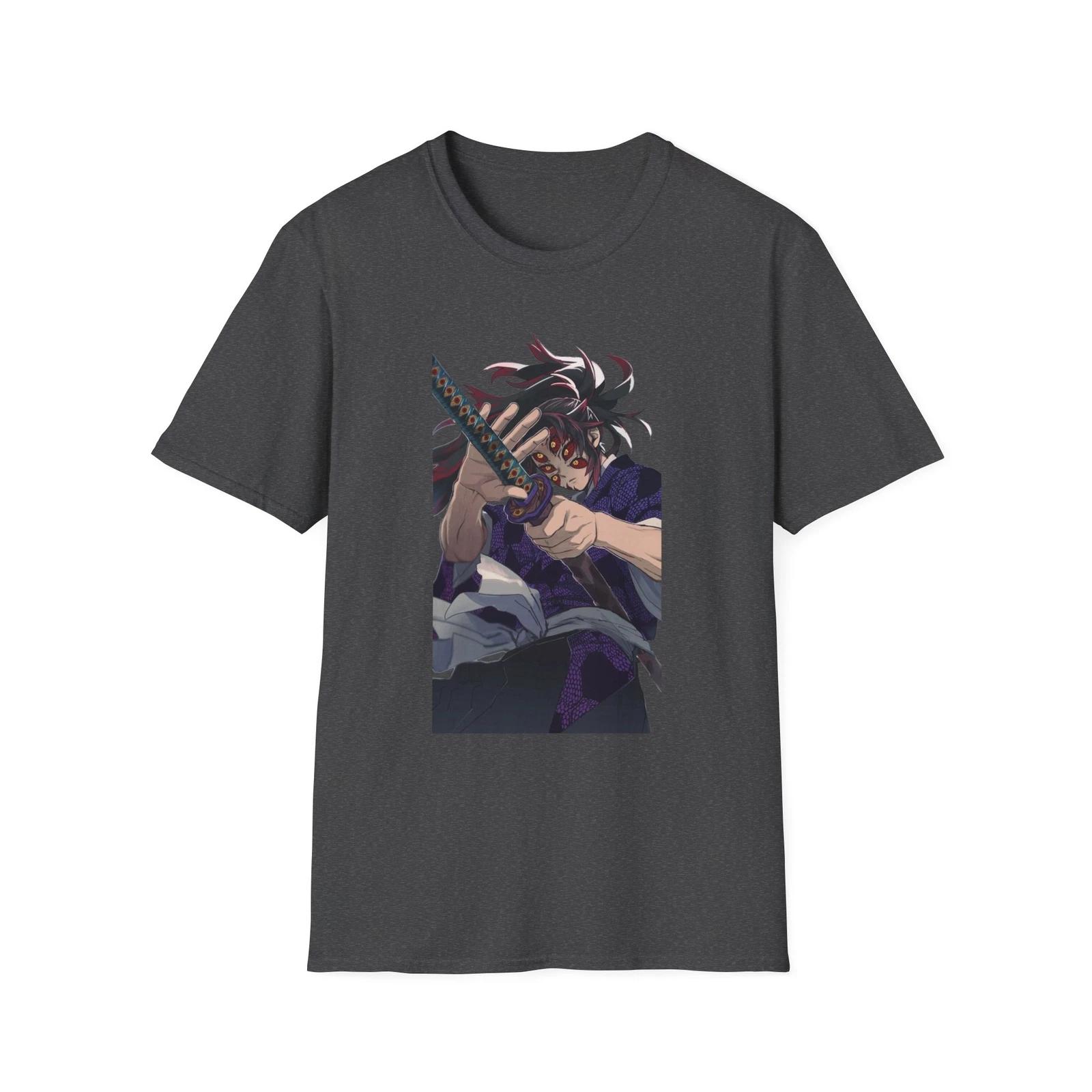Unisex JL Anime T-Shirt Softstyle Front and Back Designs - KnY Demon Slayer 110