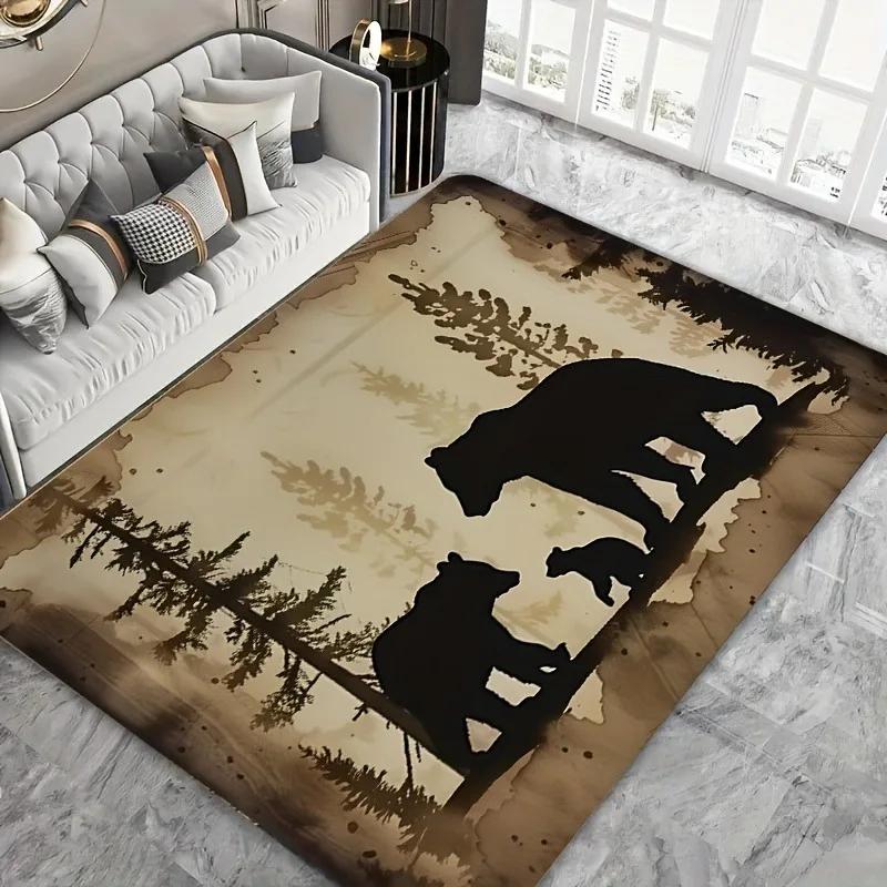1PC Coffee Pattern Home Door Mats Kitchen Rugs Non-Slip Pop Design Living Room Rugs Bath Mat Carpet for Home Sink Laundry Decor