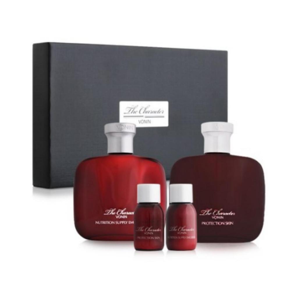 Bonin The Character Basic 2-Step Set for Men — Skin 140 Ml + Emulsion 140 Ml (1 Set)